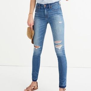 Madewell Distressed High Rise Jeans